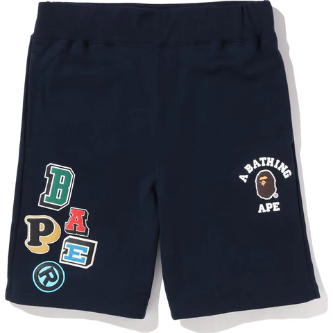 BAPE Multi Fonts Sweat Shorts: A Stylish Fusion of Comfort and Streetwear缩略图